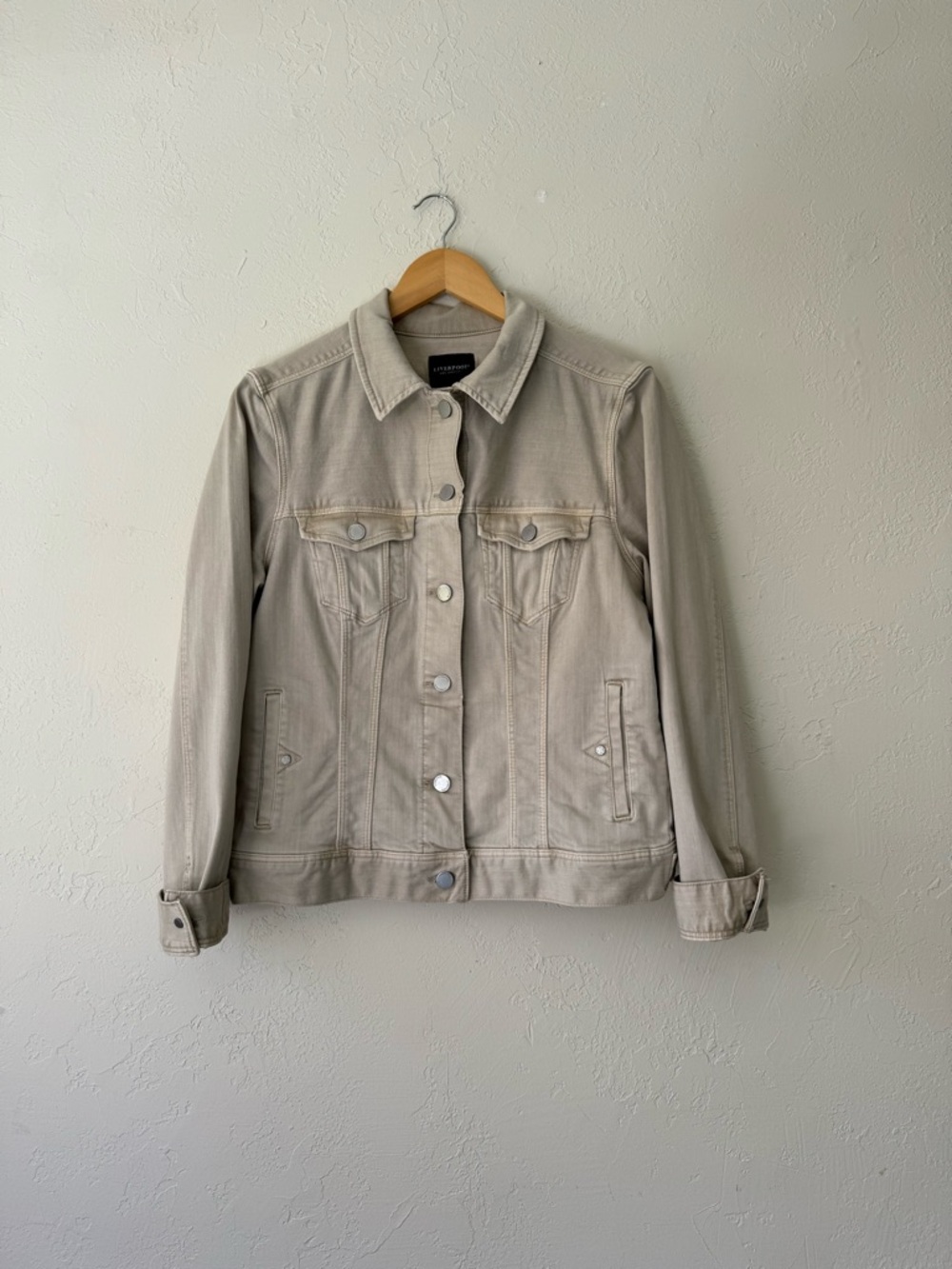 Liverpool tan/beige denim jacket